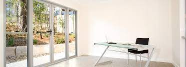 image of a room with a sliding door showing the outside