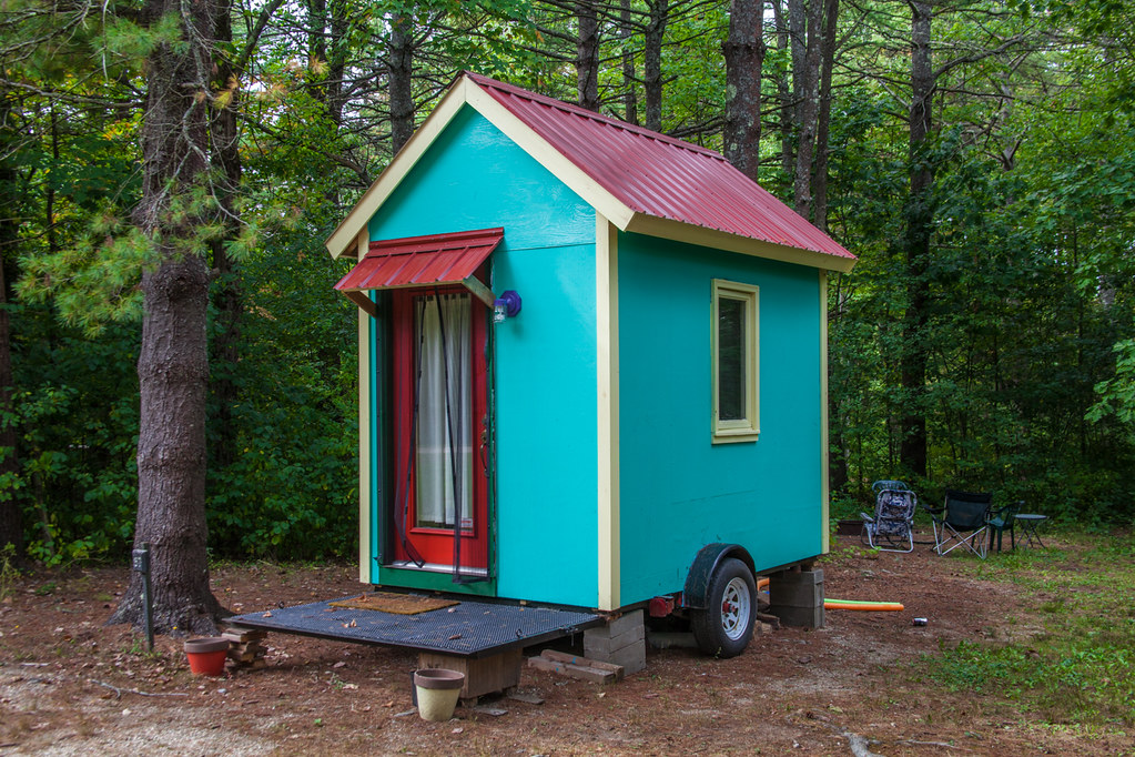 blue tiny home