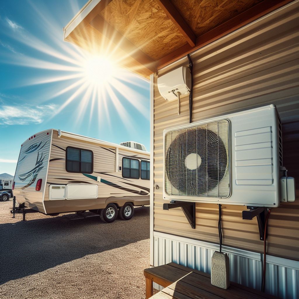 mobile home outdoor hvac unit