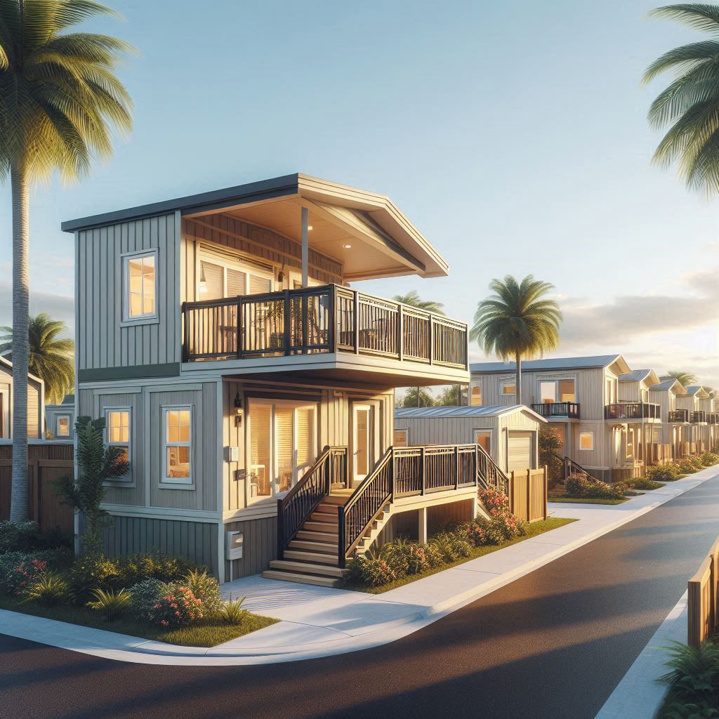 florida modular home in a community